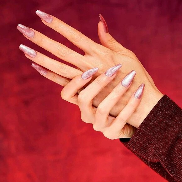 Kiss Velour Fantasy Magnetic Powder Effect Long Length Nails - Picture 4 of 7